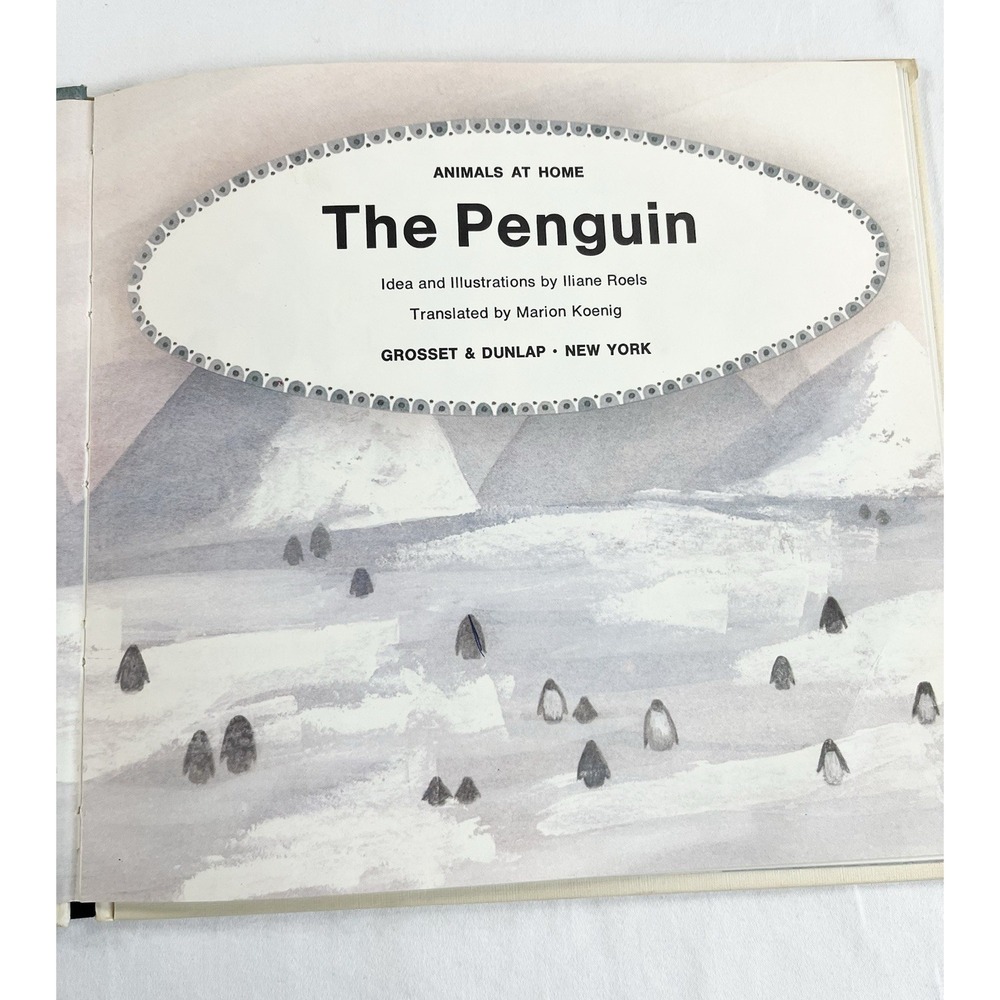Vintage 1969 The Penguin Children's Book Iliane Roels Animals At Home Hardcover - Picture 6 of 8